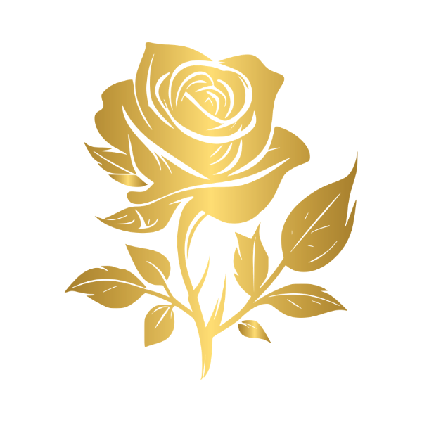 Slavica (6) Rose als stilisiertes